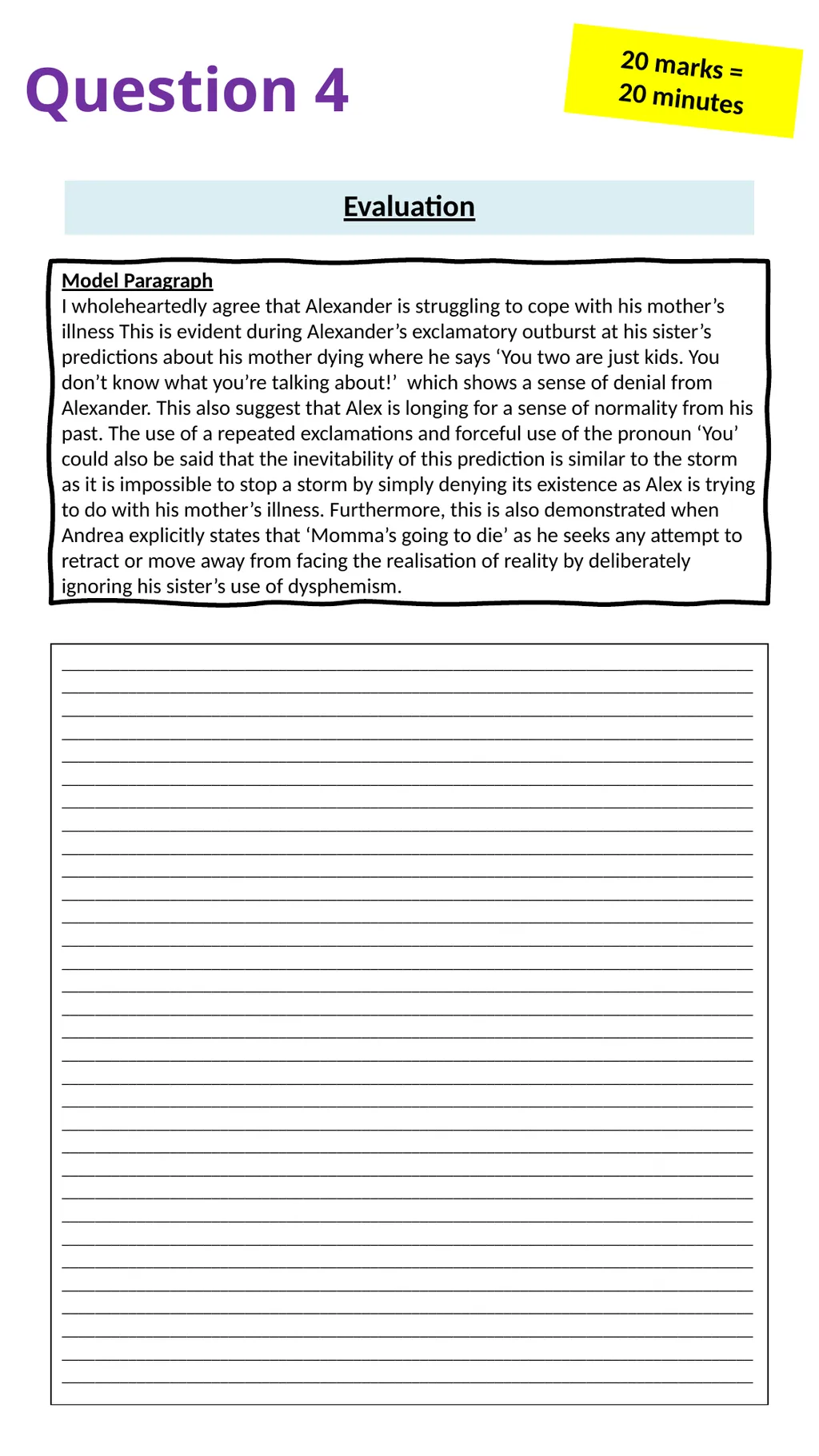 Language Paper 1 Walkthrough Revision Guide What - slide 13 of 16