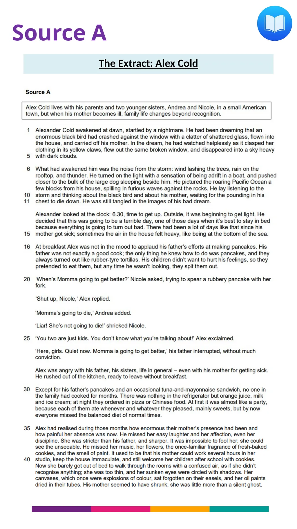 Language Paper 1 Walkthrough Revision Guide What - slide 3 of 16