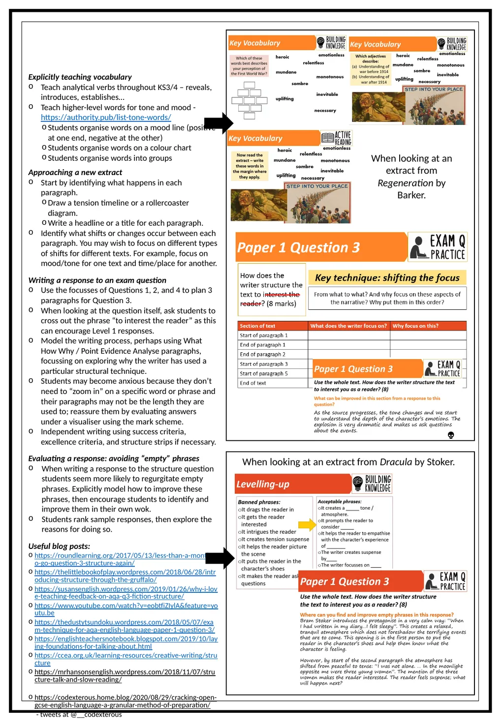 Top tips for AQA English Language Paper 1 – - slide 11 of 23