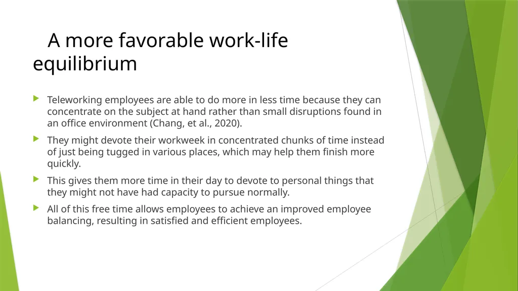 Telecommuting Student Name Instructor Name Course - slide 9 of 10