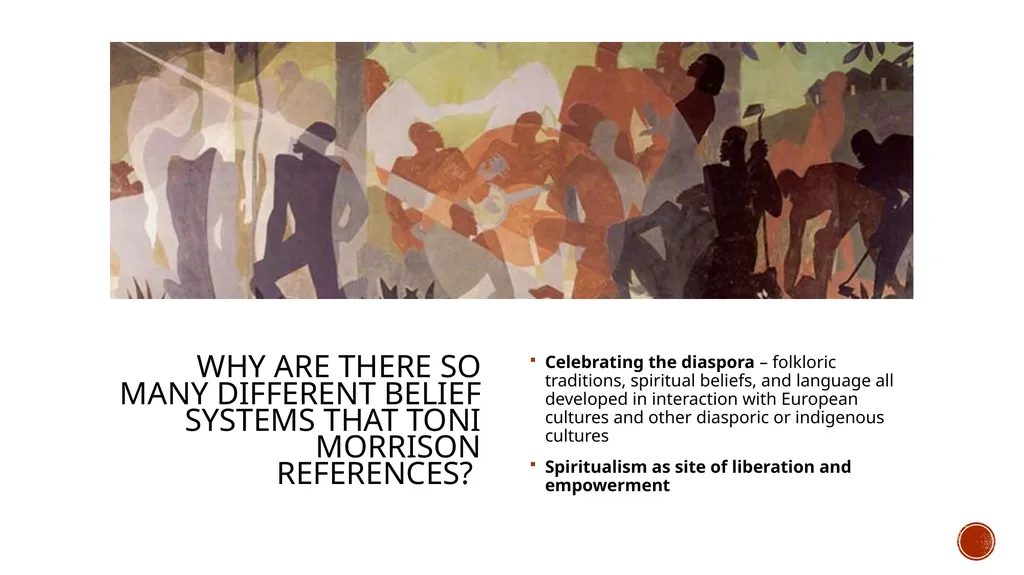 Beloved emerges LO: How does Toni Morrison evoke - slide 8 of 14