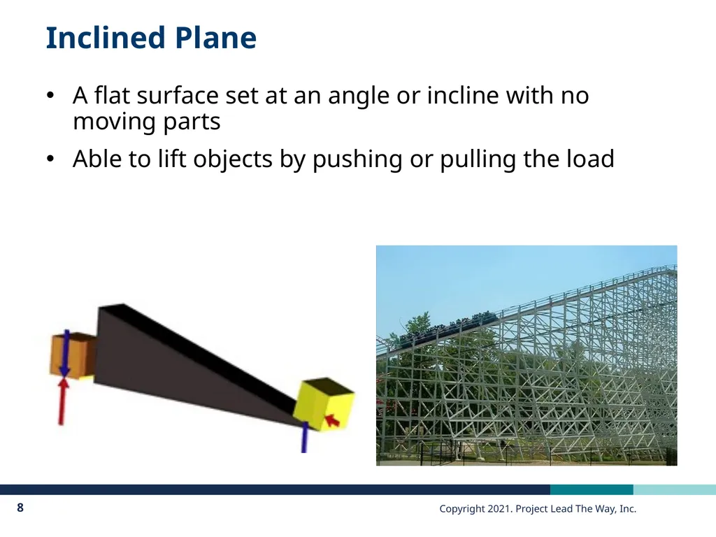 Mechanisms: Simple Machines Inclined Plane, Wedge, - slide 8 of 19