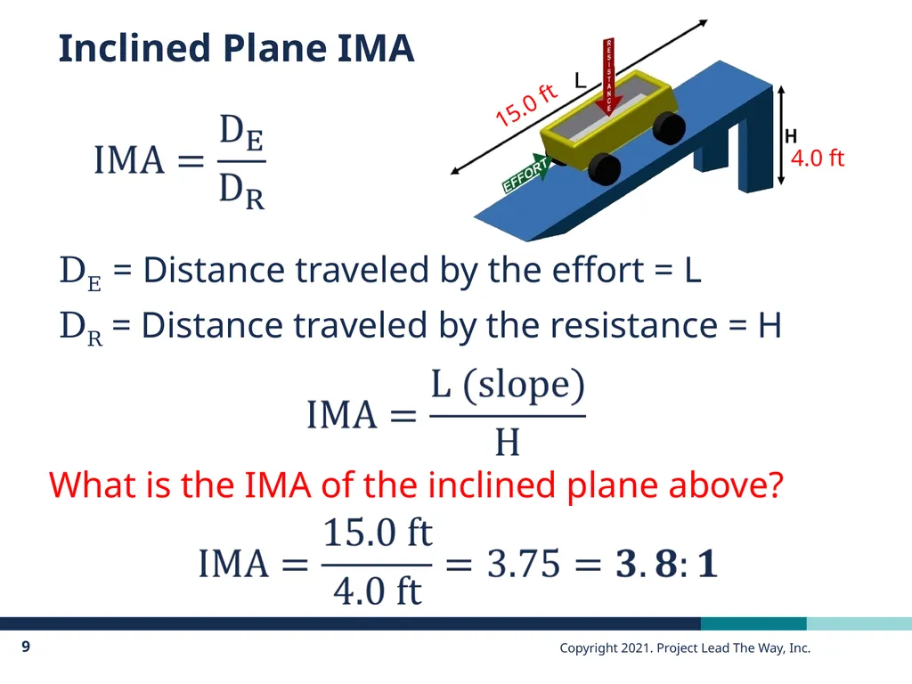Mechanisms: Simple Machines Inclined Plane, Wedge, - slide 9 of 19