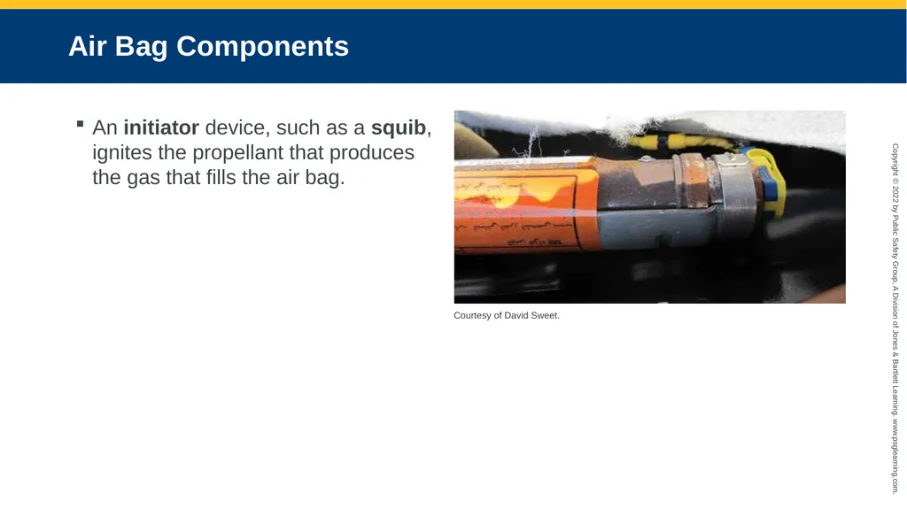 Supplemental Restraint Systems CHAPTER 6 Knowledge - slide 21 of 49