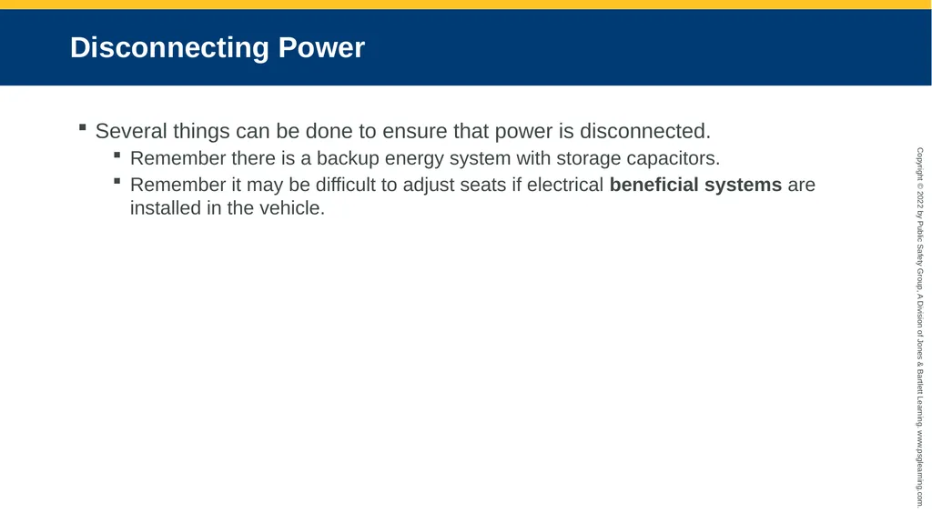 Supplemental Restraint Systems CHAPTER 6 Knowledge - slide 42 of 49