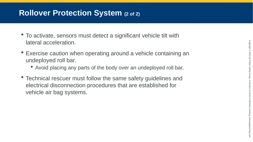 Supplemental Restraint Systems CHAPTER 6 Knowledge - slide 33 of 49