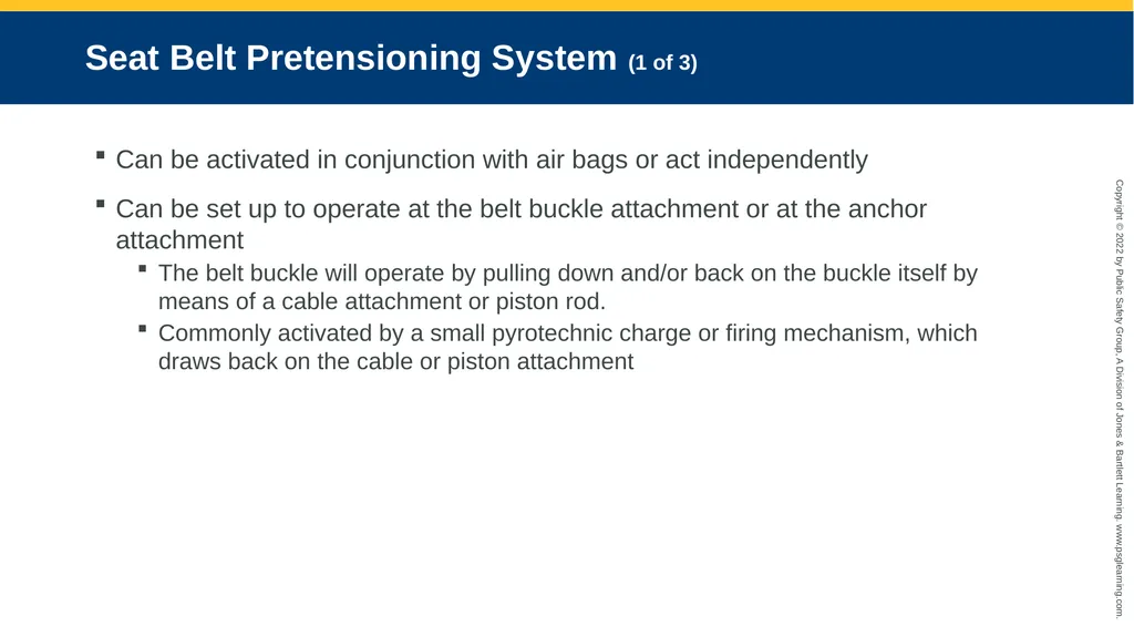 Supplemental Restraint Systems CHAPTER 6 Knowledge - slide 37 of 49