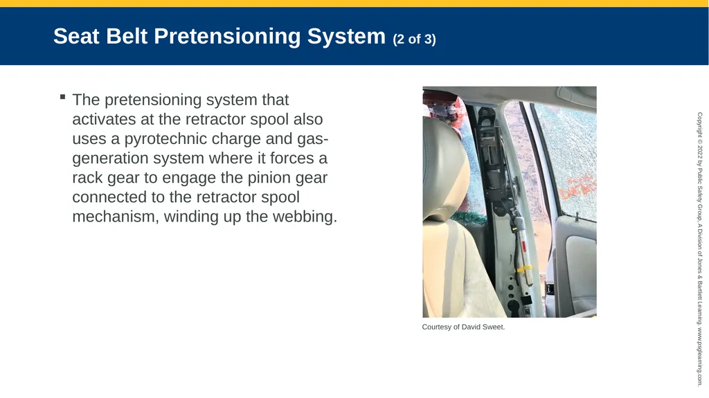 Supplemental Restraint Systems CHAPTER 6 Knowledge - slide 38 of 49