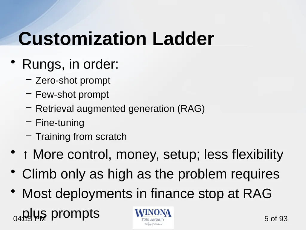 4. Fine-Tuning with Unsloth Studio So far, we used - slide 5 of 26