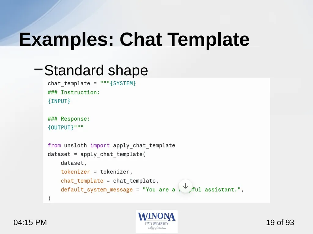4. Fine-Tuning with Unsloth Studio So far, we used - slide 19 of 26