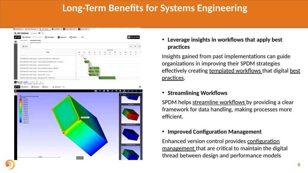 Simulation Process Data Management as part of the - slide 6 of 8