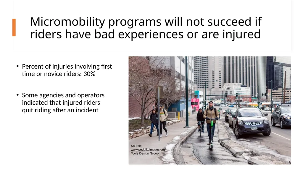 E-scooter Safety Issues and Solutions Project - slide 21 of 38