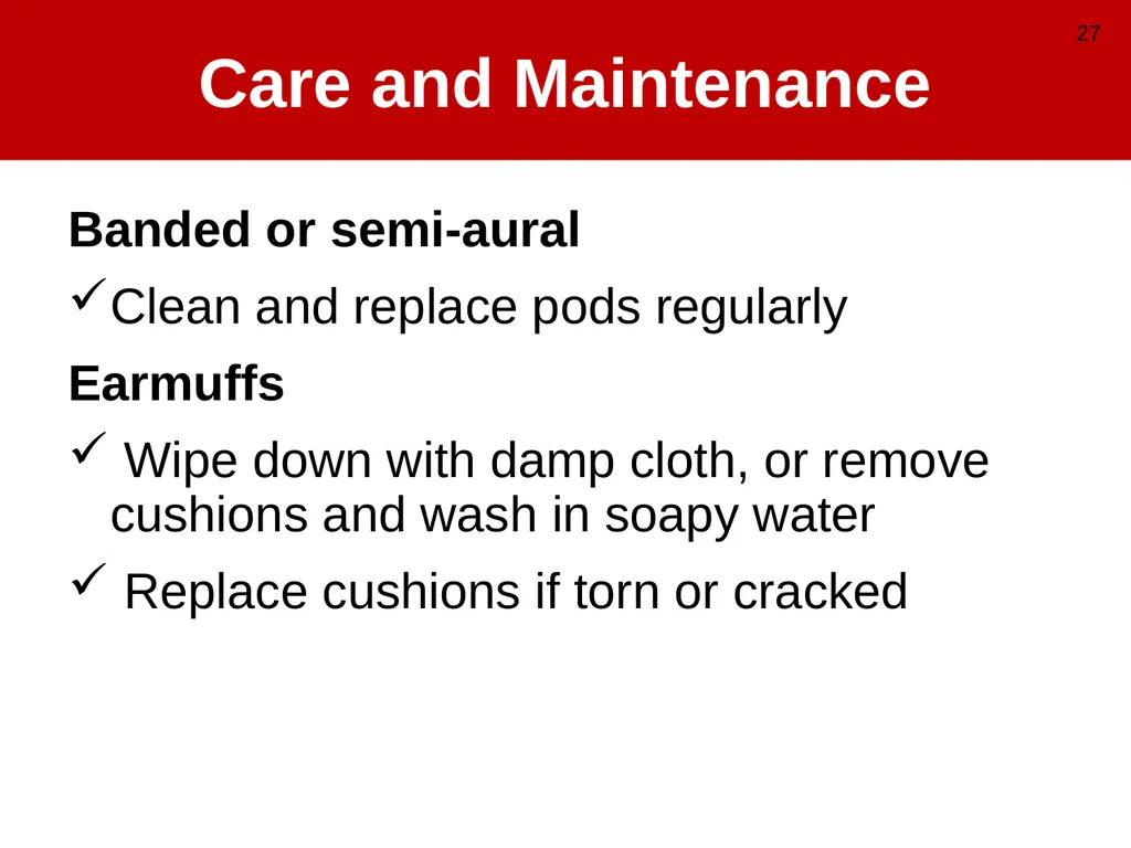 Construction Noise & Hearing Loss Prevention 30 - slide 27 of 31