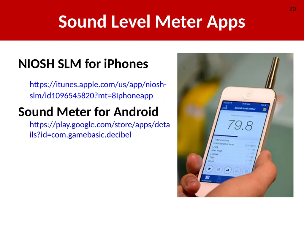 Construction Noise & Hearing Loss Prevention 30 - slide 20 of 31