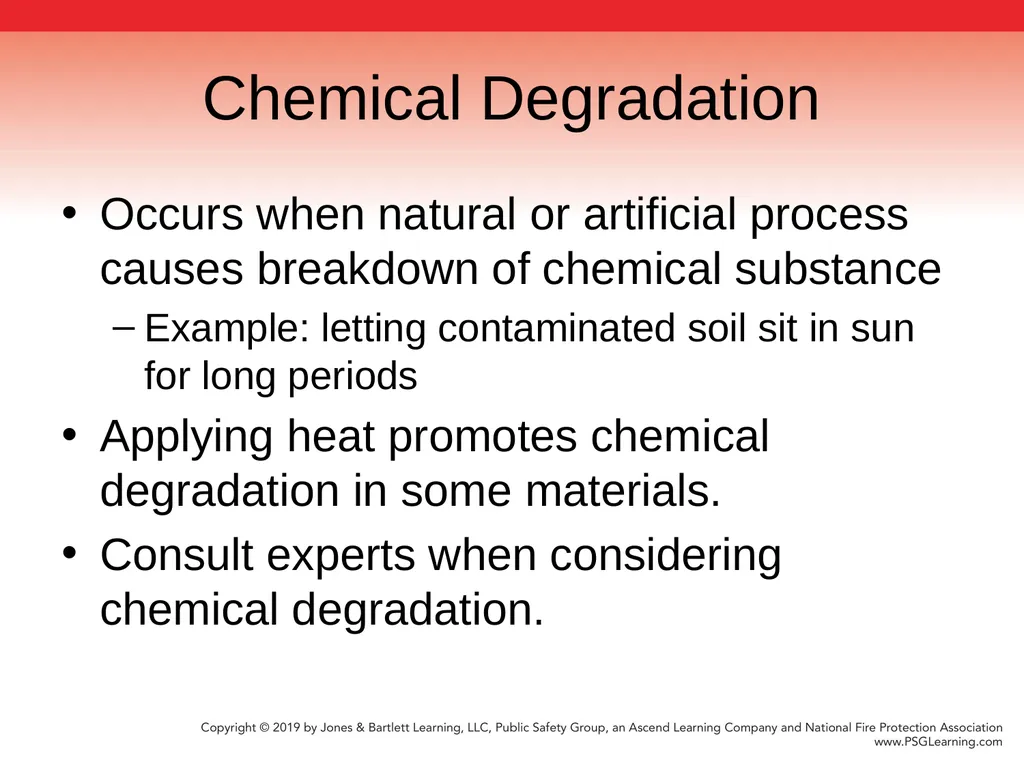 Chapter 9 Technical Decontamination Objectives: - slide 28 of 63