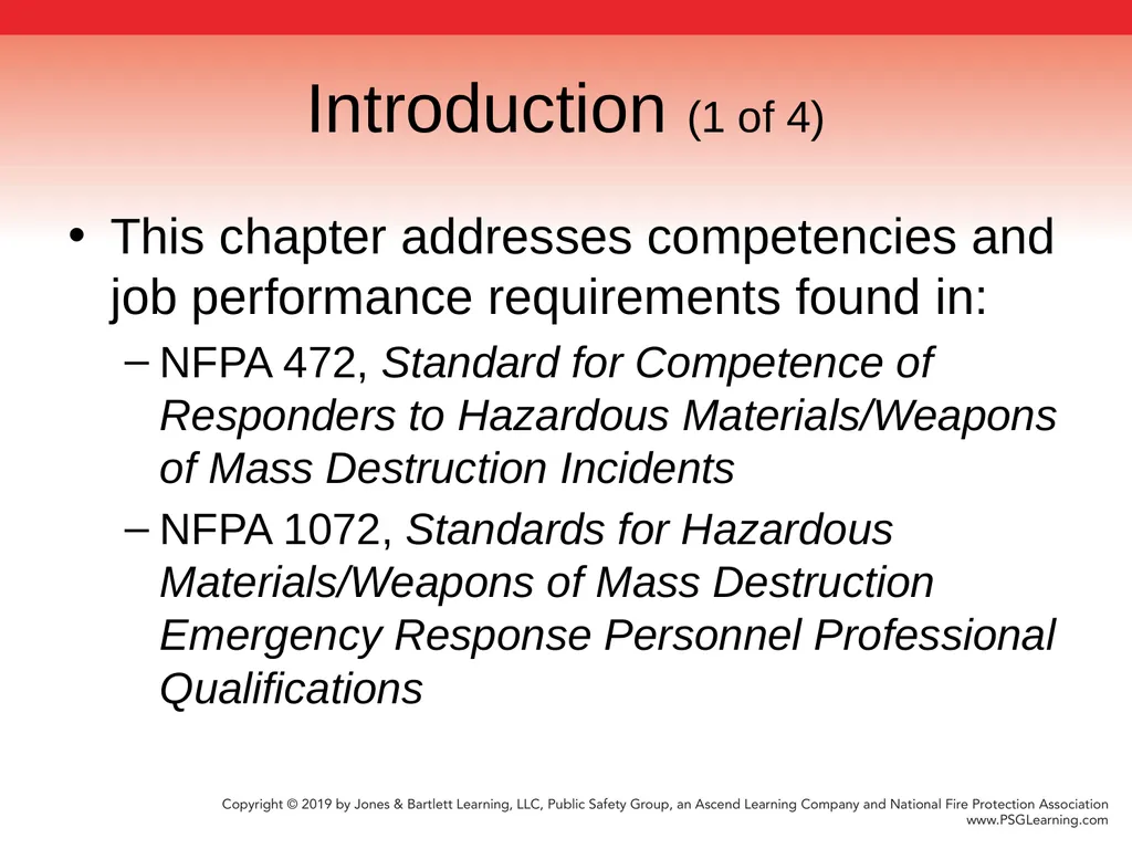 Chapter 9 Technical Decontamination Objectives: - slide 3 of 63