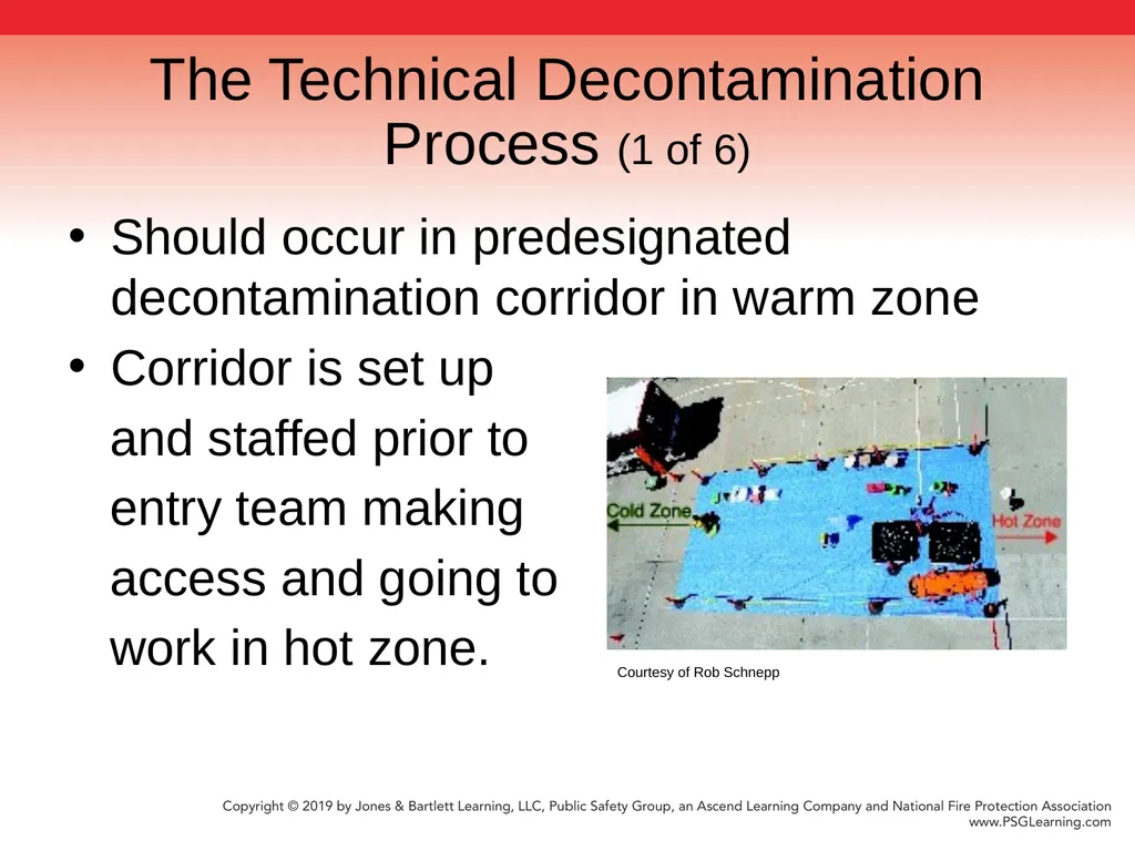 Chapter 9 Technical Decontamination Objectives: - slide 38 of 63