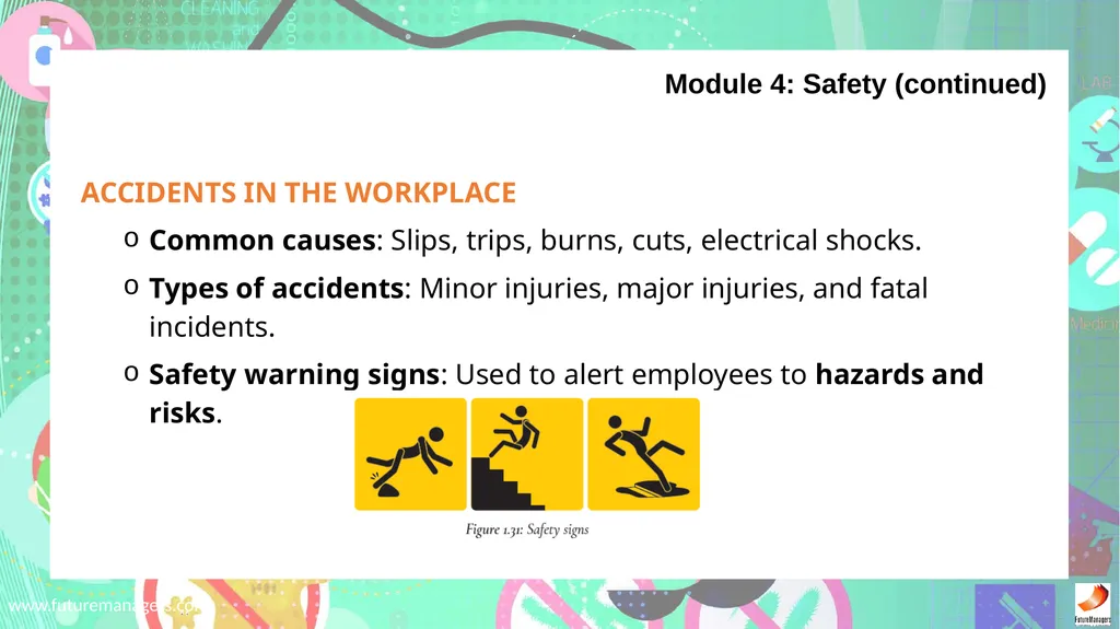 Sanitation, Safety and Housekeeping N4 - slide 25 of 37