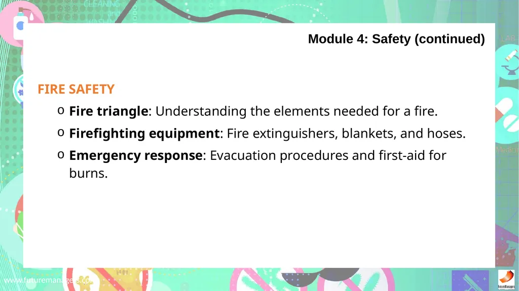 Sanitation, Safety and Housekeeping N4 - slide 26 of 37