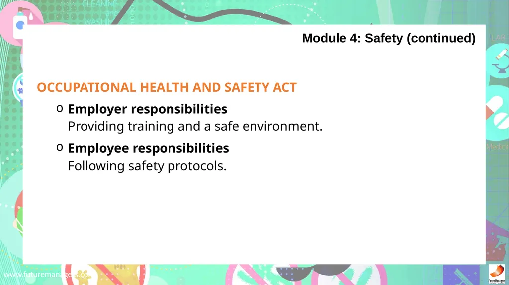 Sanitation, Safety and Housekeeping N4 - slide 27 of 37