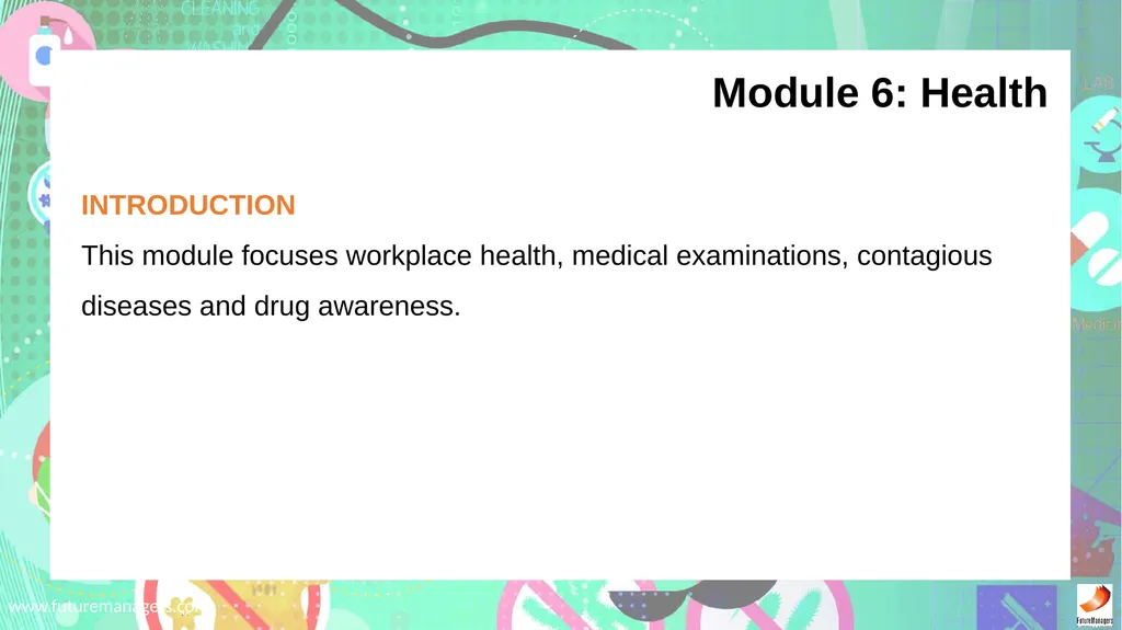Sanitation, Safety and Housekeeping N4 - slide 34 of 37