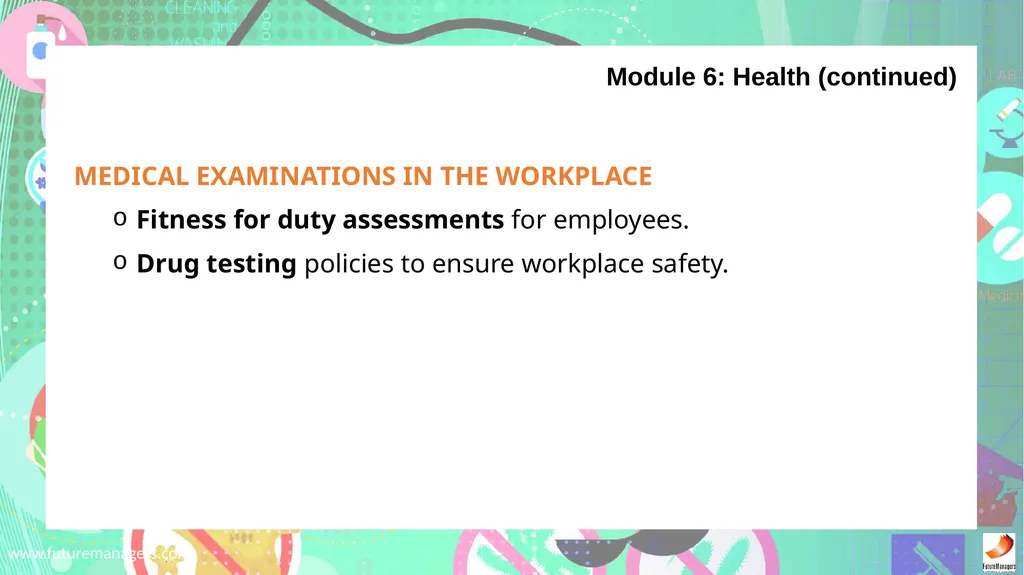 Sanitation, Safety and Housekeeping N4 - slide 35 of 37