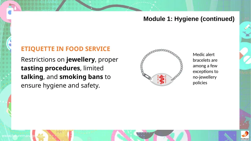 Sanitation, Safety and Housekeeping N4 - slide 8 of 37