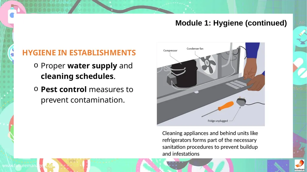 Sanitation, Safety and Housekeeping N4 - slide 9 of 37