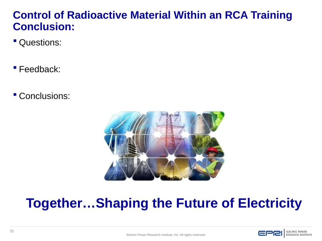 Approved Revision 0: 5/18/2018 Control of - slide 75 of 75
