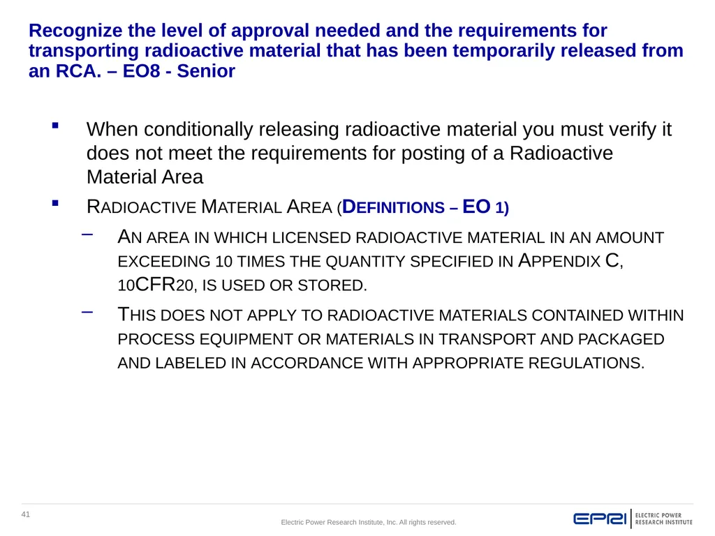 Approved Revision 0: 5/18/2018 Control of - slide 41 of 75