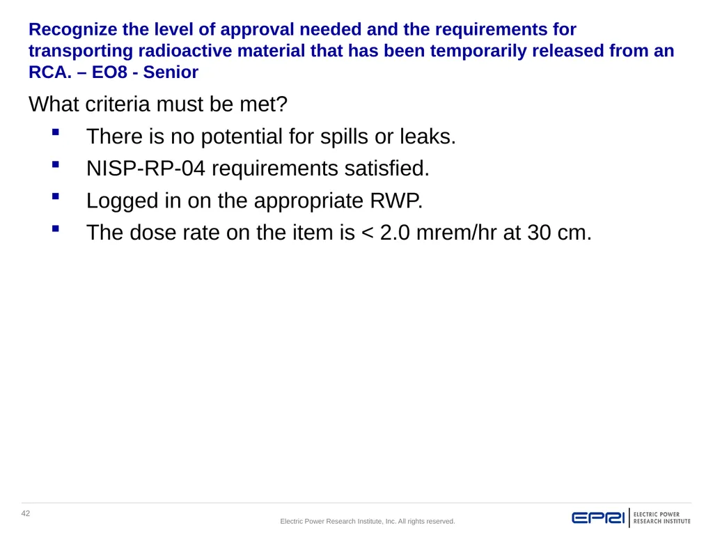 Approved Revision 0: 5/18/2018 Control of - slide 42 of 75