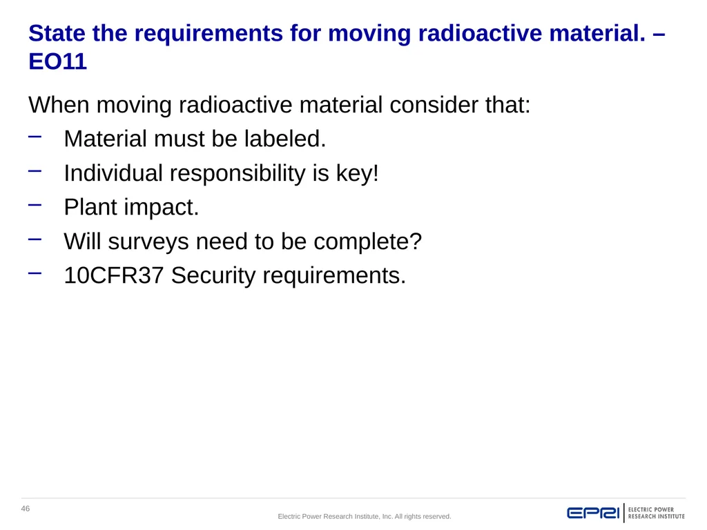 Approved Revision 0: 5/18/2018 Control of - slide 46 of 75