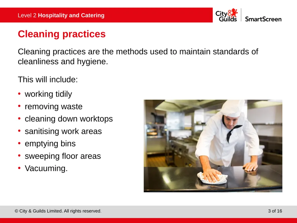 PowerPoint presentation Keeping working area clean - slide 3 of 16