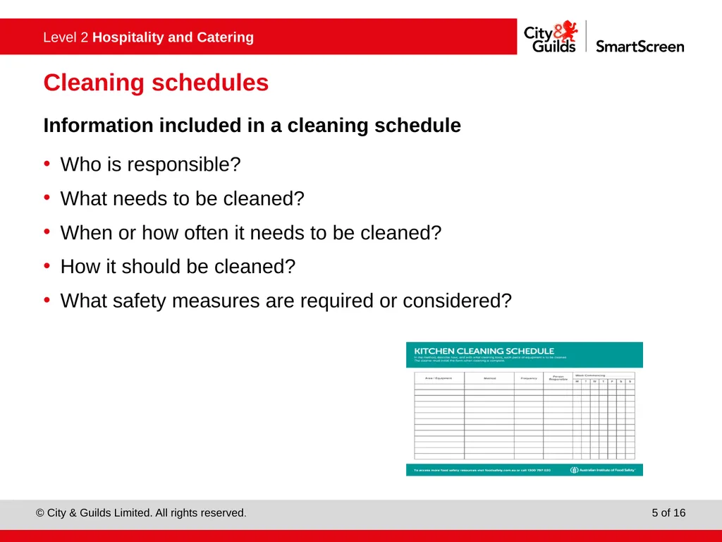 PowerPoint presentation Keeping working area clean - slide 5 of 16