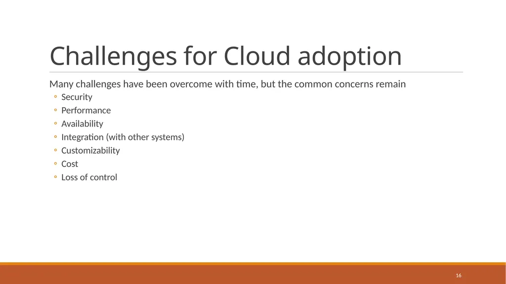 Architecture in the Cloud - slide 16 of 20