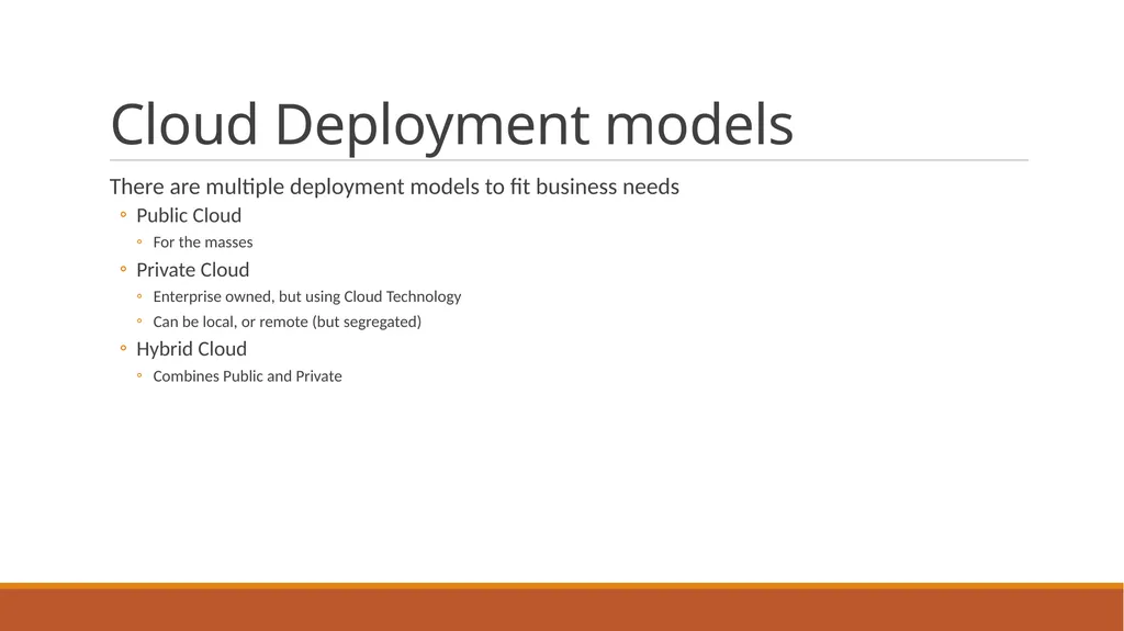 Architecture in the Cloud - slide 7 of 20