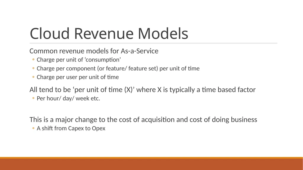 Architecture in the Cloud - slide 10 of 20