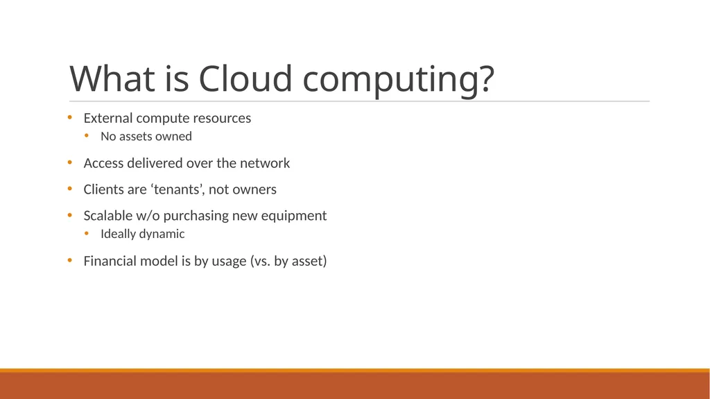 Architecture in the Cloud - slide 3 of 20