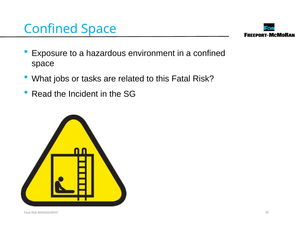 VERSION 2 / JULY 2018 Fatal Risk Management Fatal - slide 30 of 96
