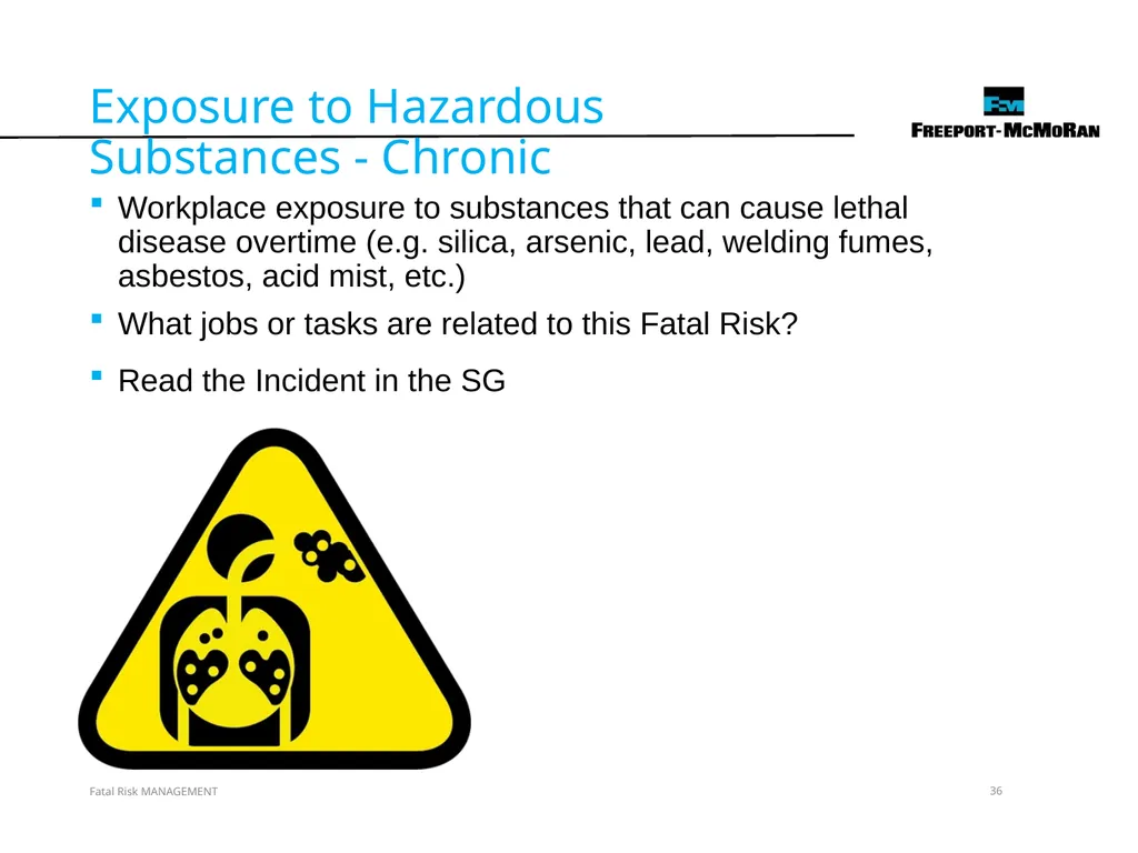 VERSION 2 / JULY 2018 Fatal Risk Management Fatal - slide 36 of 96