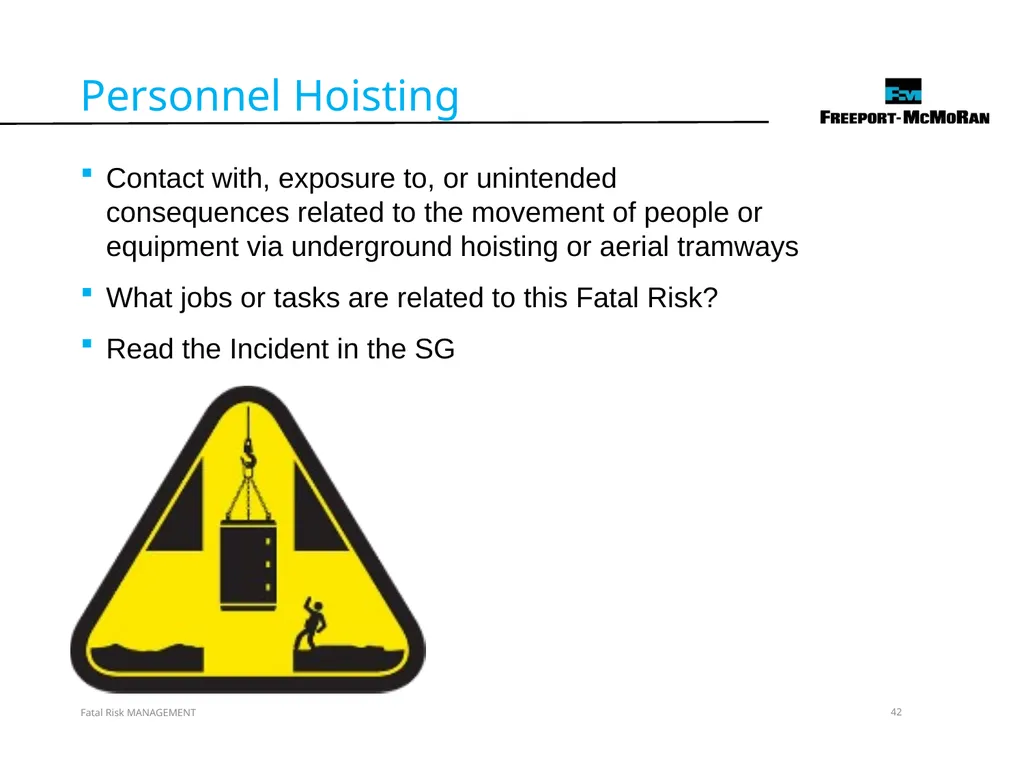 VERSION 2 / JULY 2018 Fatal Risk Management Fatal - slide 42 of 96