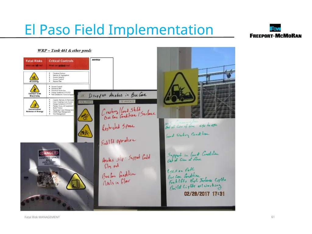 VERSION 2 / JULY 2018 Fatal Risk Management Fatal - slide 61 of 96