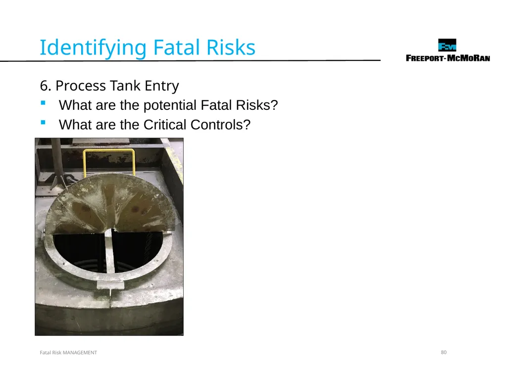 VERSION 2 / JULY 2018 Fatal Risk Management Fatal - slide 80 of 96