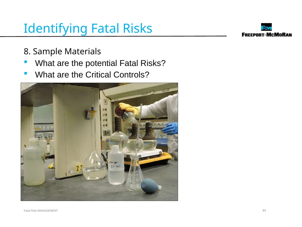 VERSION 2 / JULY 2018 Fatal Risk Management Fatal - slide 84 of 96