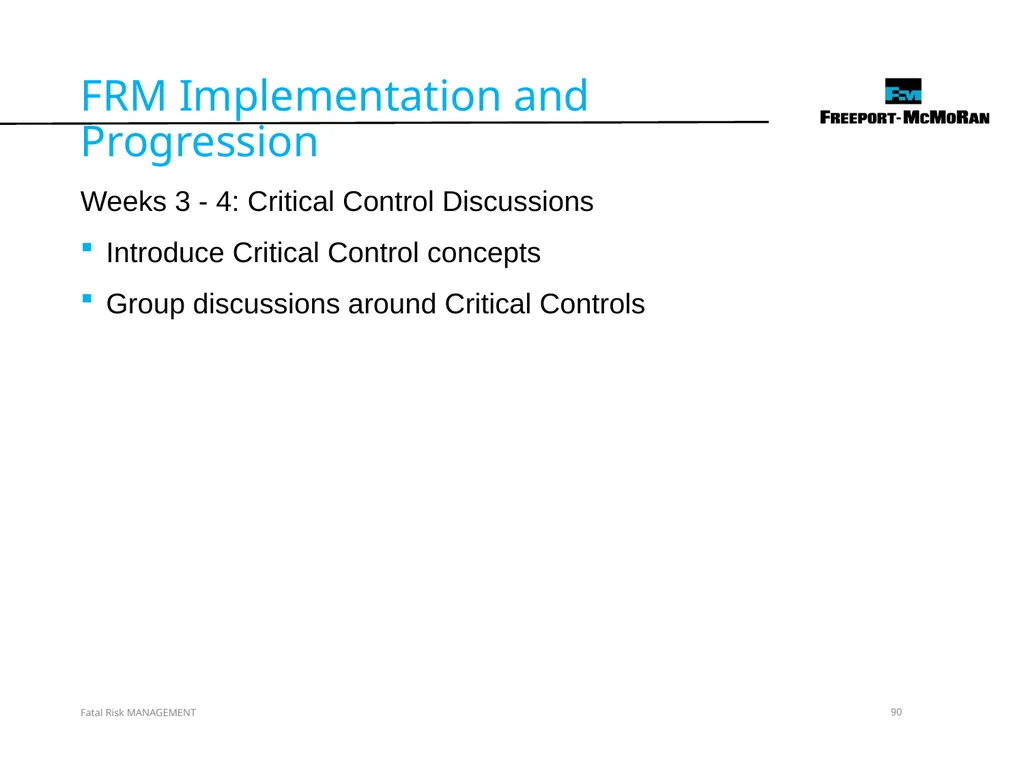 VERSION 2 / JULY 2018 Fatal Risk Management Fatal - slide 90 of 96