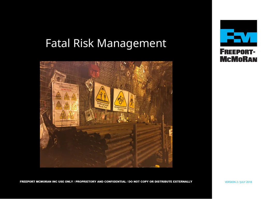 VERSION 2 / JULY 2018 Fatal Risk Management Fatal - slide 1 of 96