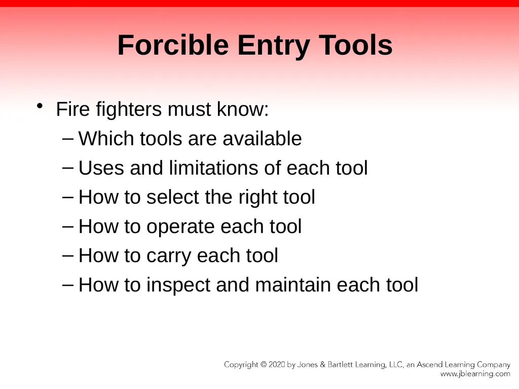 CHAPTER 10 Forcible Entry Knowledge Objectives - slide 15 of 96