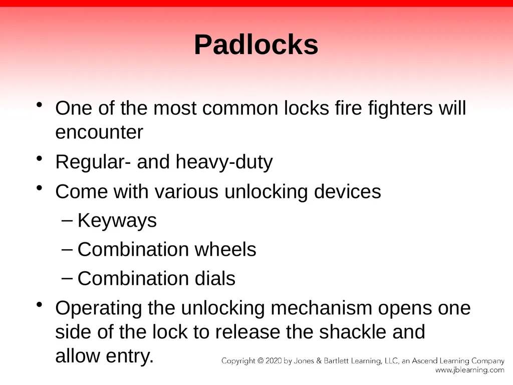 CHAPTER 10 Forcible Entry Knowledge Objectives - slide 72 of 96