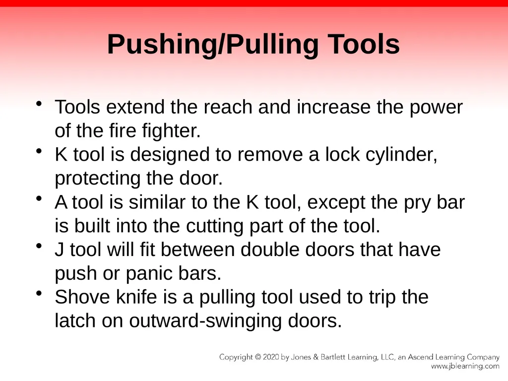 CHAPTER 10 Forcible Entry Knowledge Objectives - slide 31 of 96