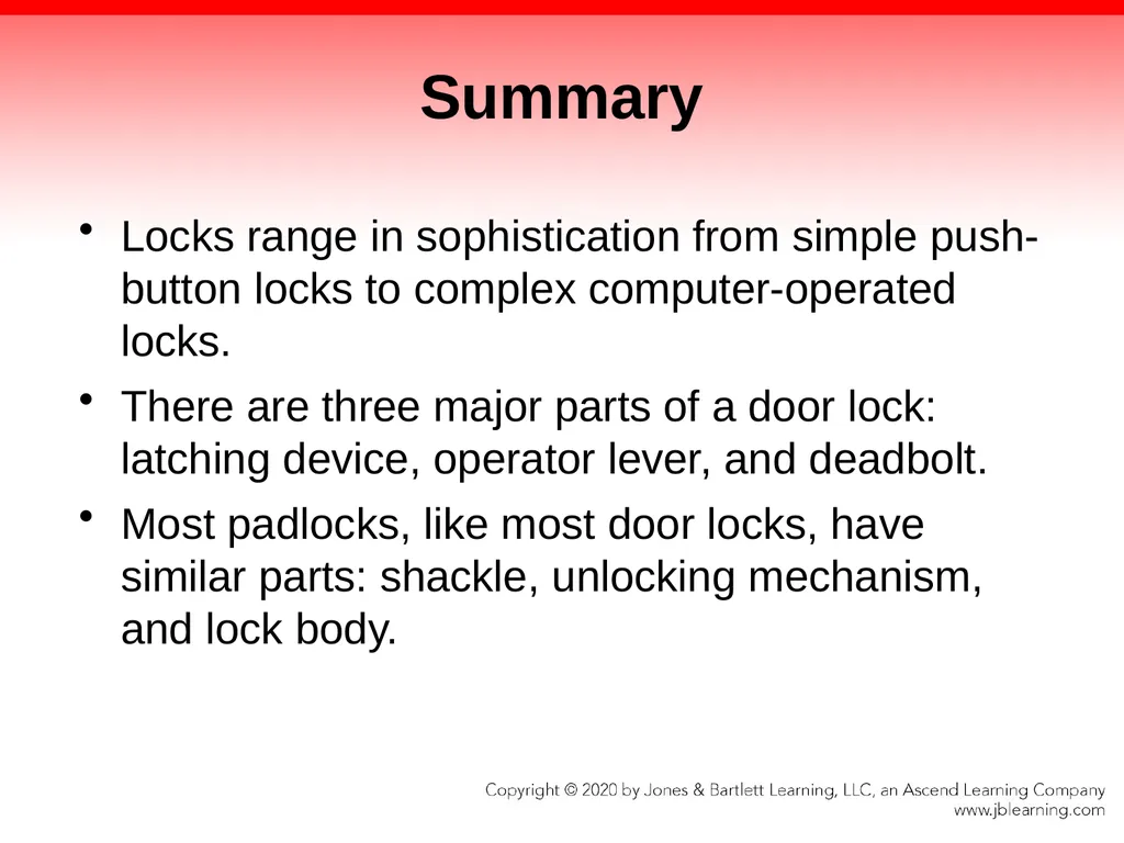 CHAPTER 10 Forcible Entry Knowledge Objectives - slide 94 of 96